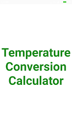 Temperature Converter ဖန်သားပြင်ဓာတ်ပုံ 1