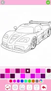 Car coloring games - Color car 스크린샷 3