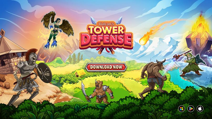 Vulcan's Tower Defense Screenshot 0