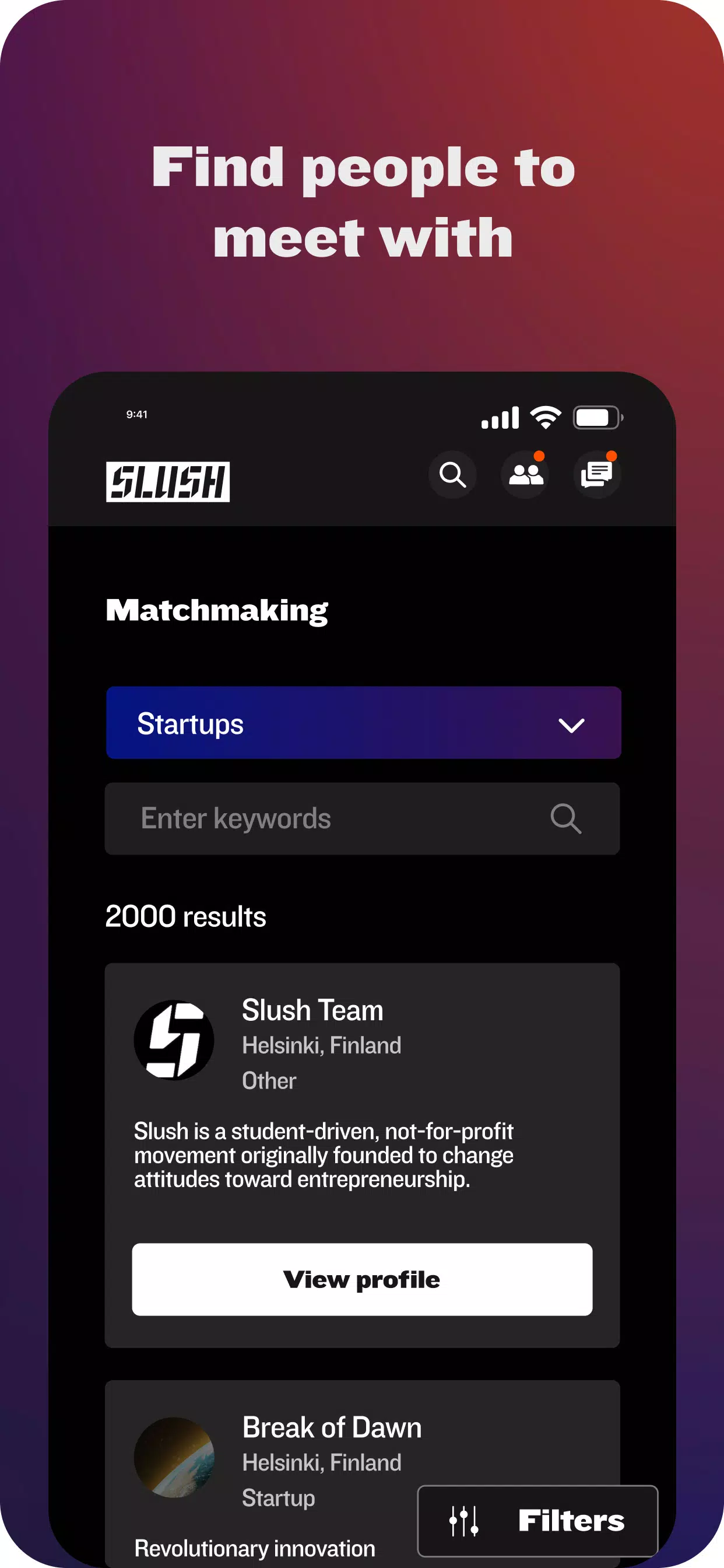 Slush App Captura de tela 1