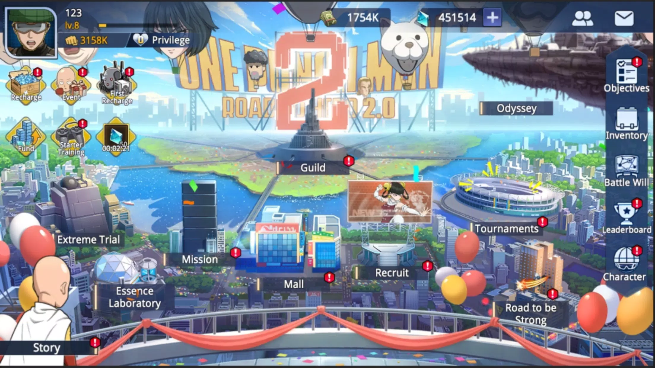 One-Punch Man:Road to Hero 2.0 Screenshot 1
