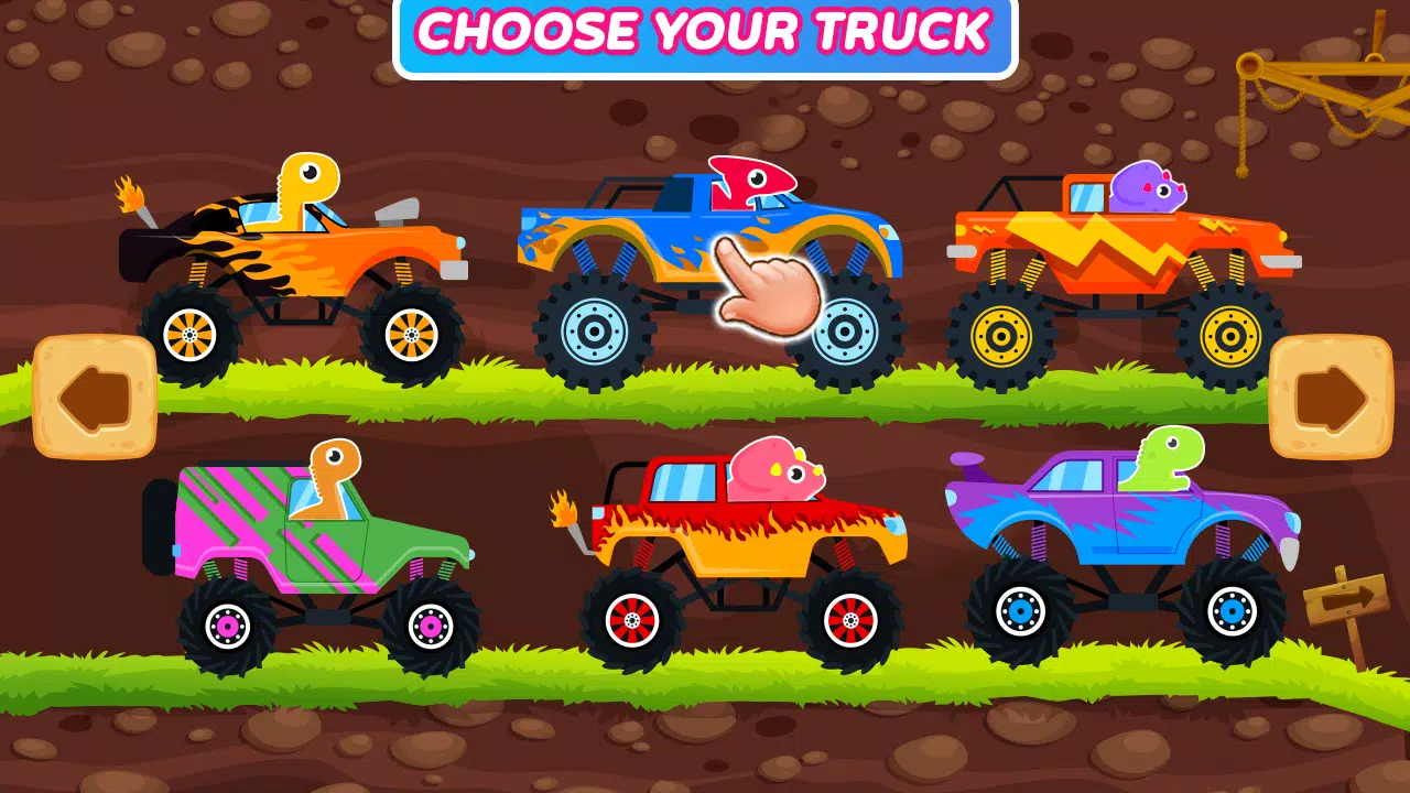 Dinosaurs Trucks Auto Workshop Tangkapan skrin 2