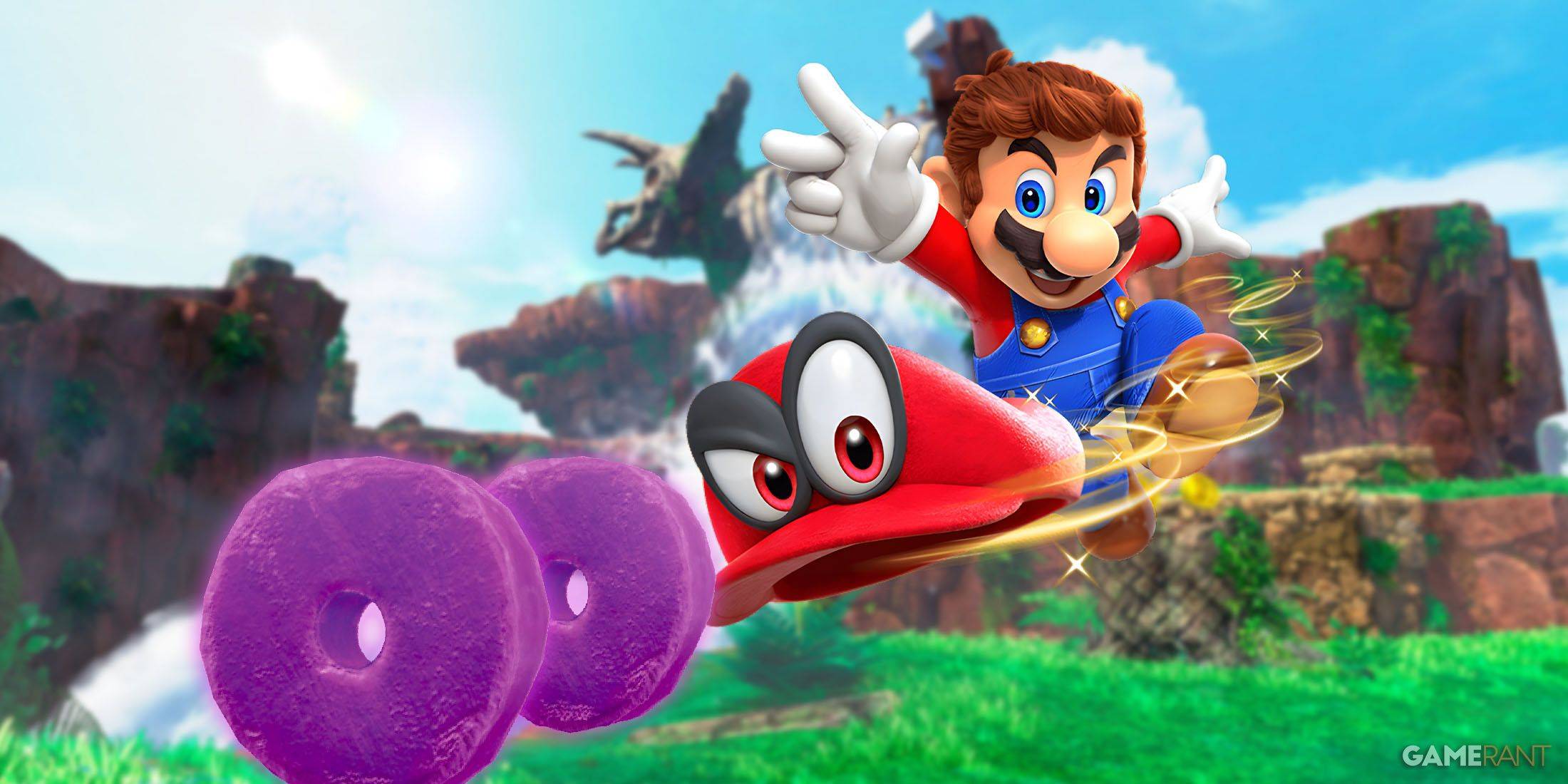 Toutes les pièces violettes de Cascade Kingdom dans Super Mario Odyssey