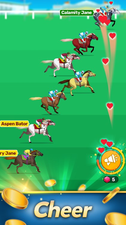 Horse Racing Hero Riding Game Captura de tela 0