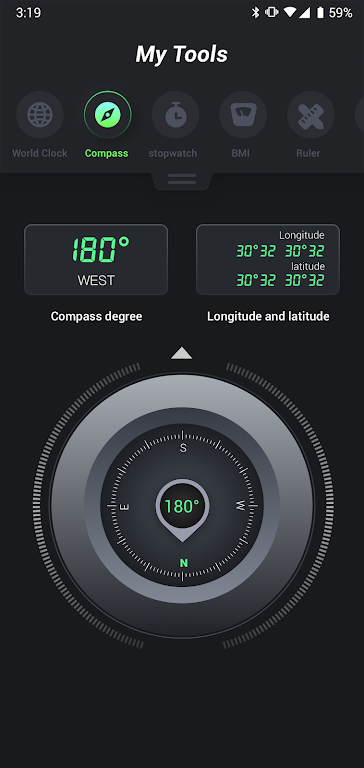 My Tool - Compass, Timer & VPN Schermafbeelding 2