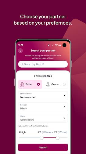 NeST Kerala Matrimony ® App Captura de tela 0