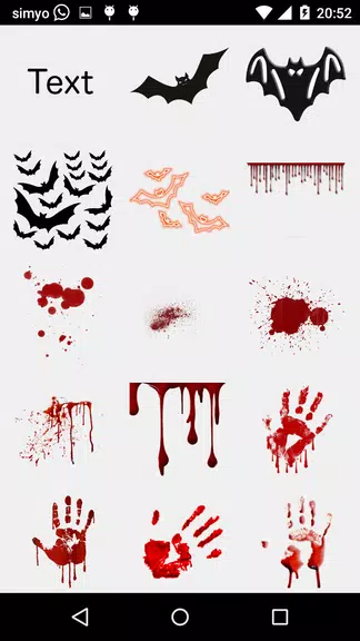Halloween Photo stickers 스크린샷 1