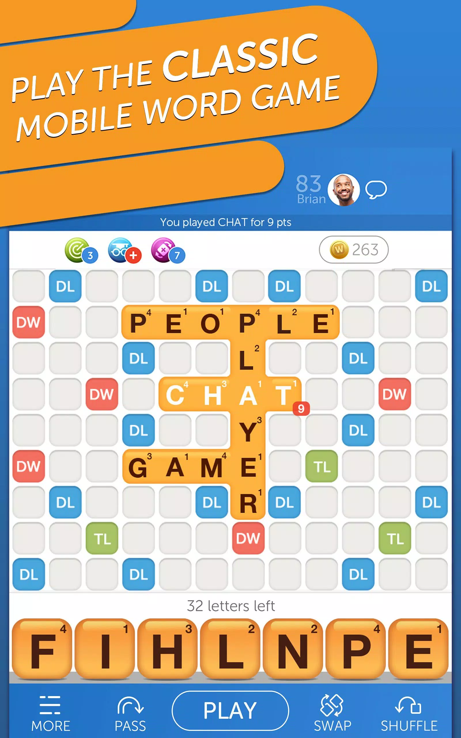 Words with Friends Word Puzzle Captura de tela 0