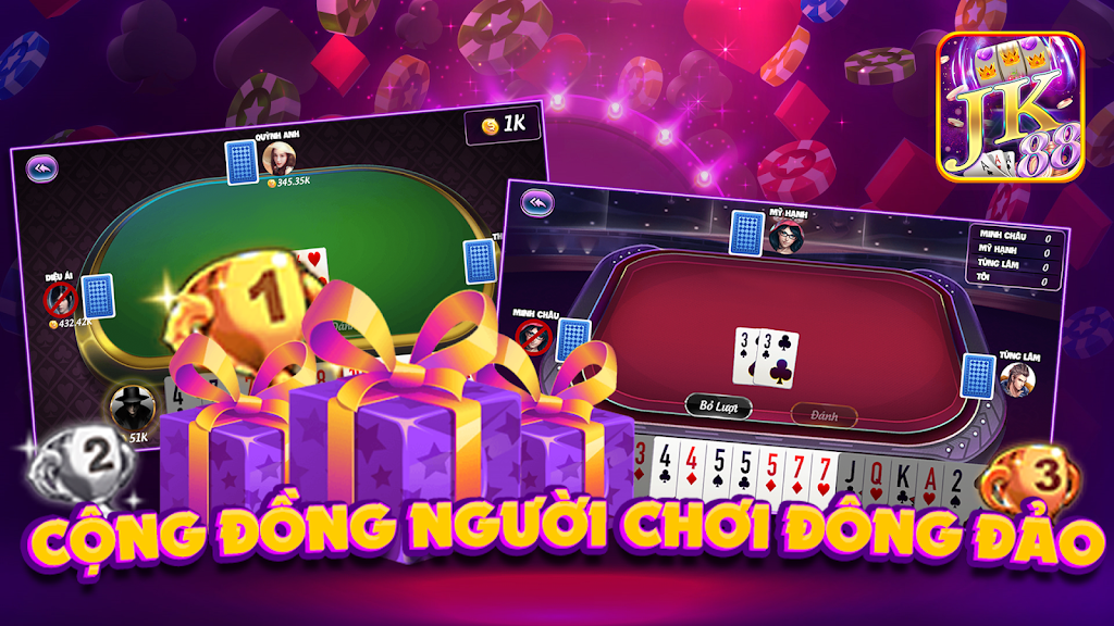 JK88 Game Bai No Hu 스크린샷 2