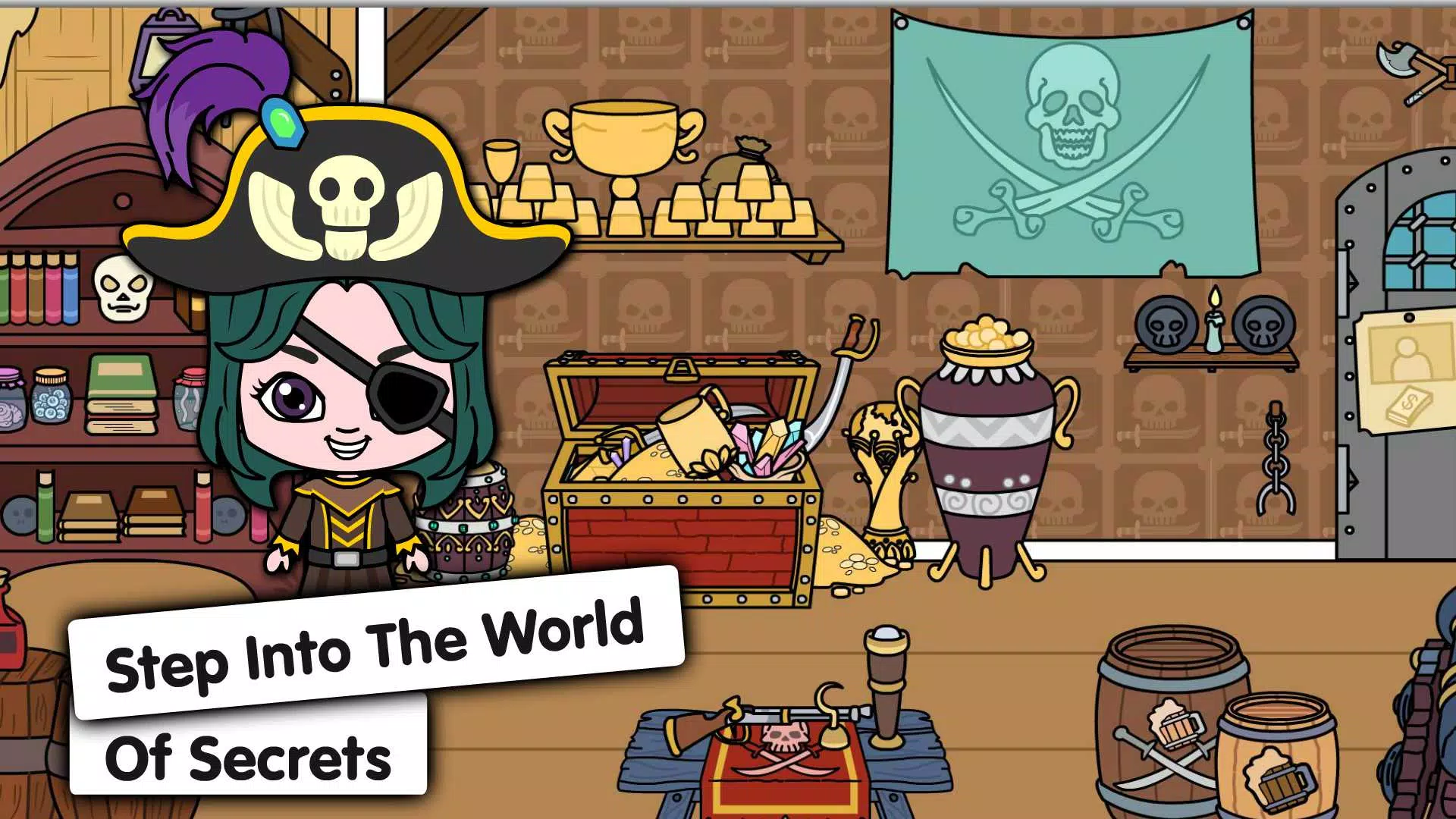 My Pirate Town: Treasure Games Schermafbeelding 3