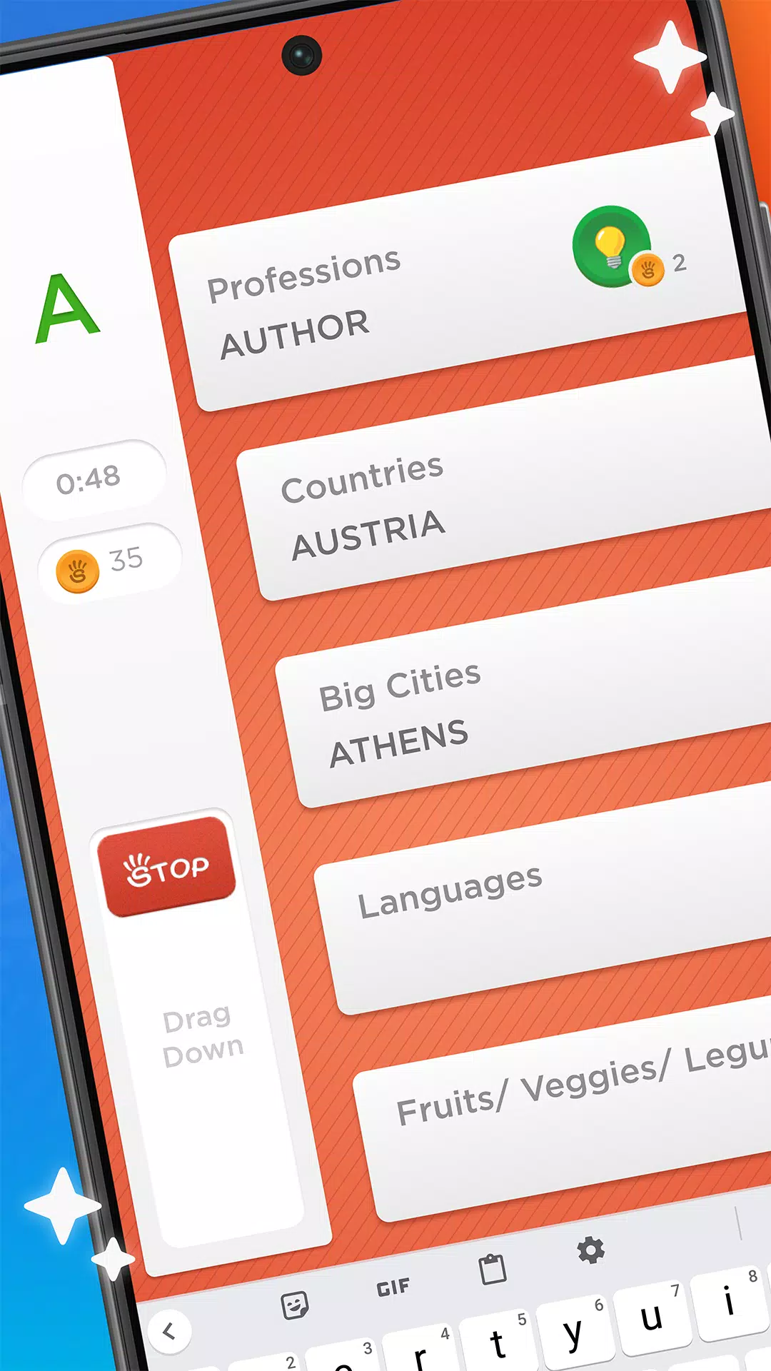 Stop - Categories Word Game应用截图第0张