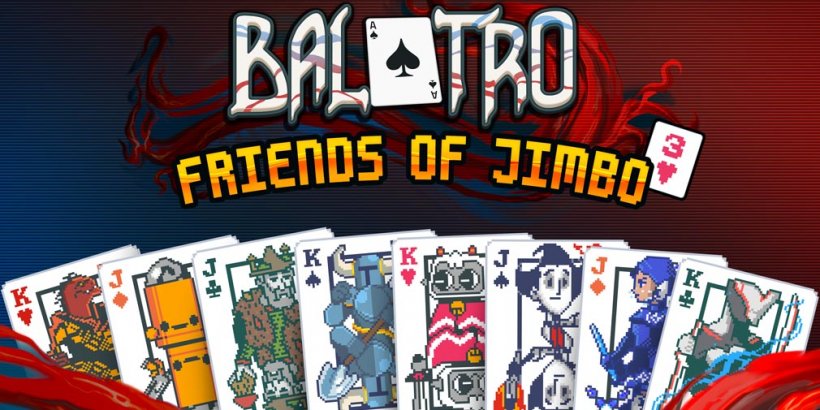 Balatro fügt mit dem Friends of Jimbo 3-Update 8 Franchises und mehr verrücktes Chaos hinzu