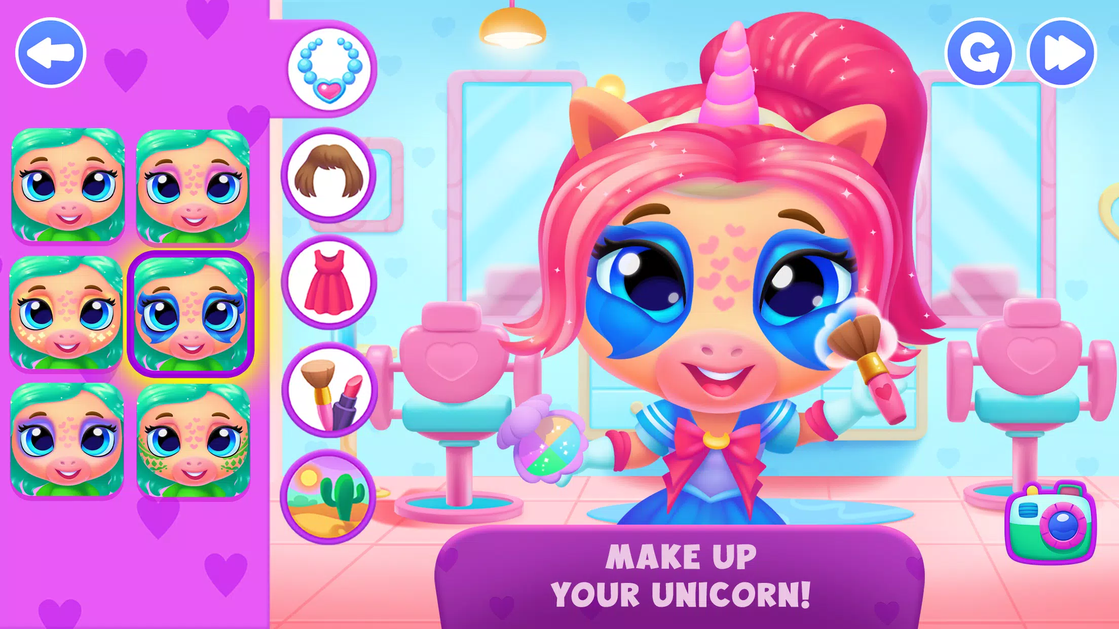 Unicorn Dress up games kids應用截圖第3張