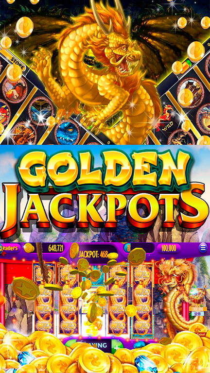 Dragon’s Gold Flames Vegas Casino Slots Ekran Görüntüsü 1