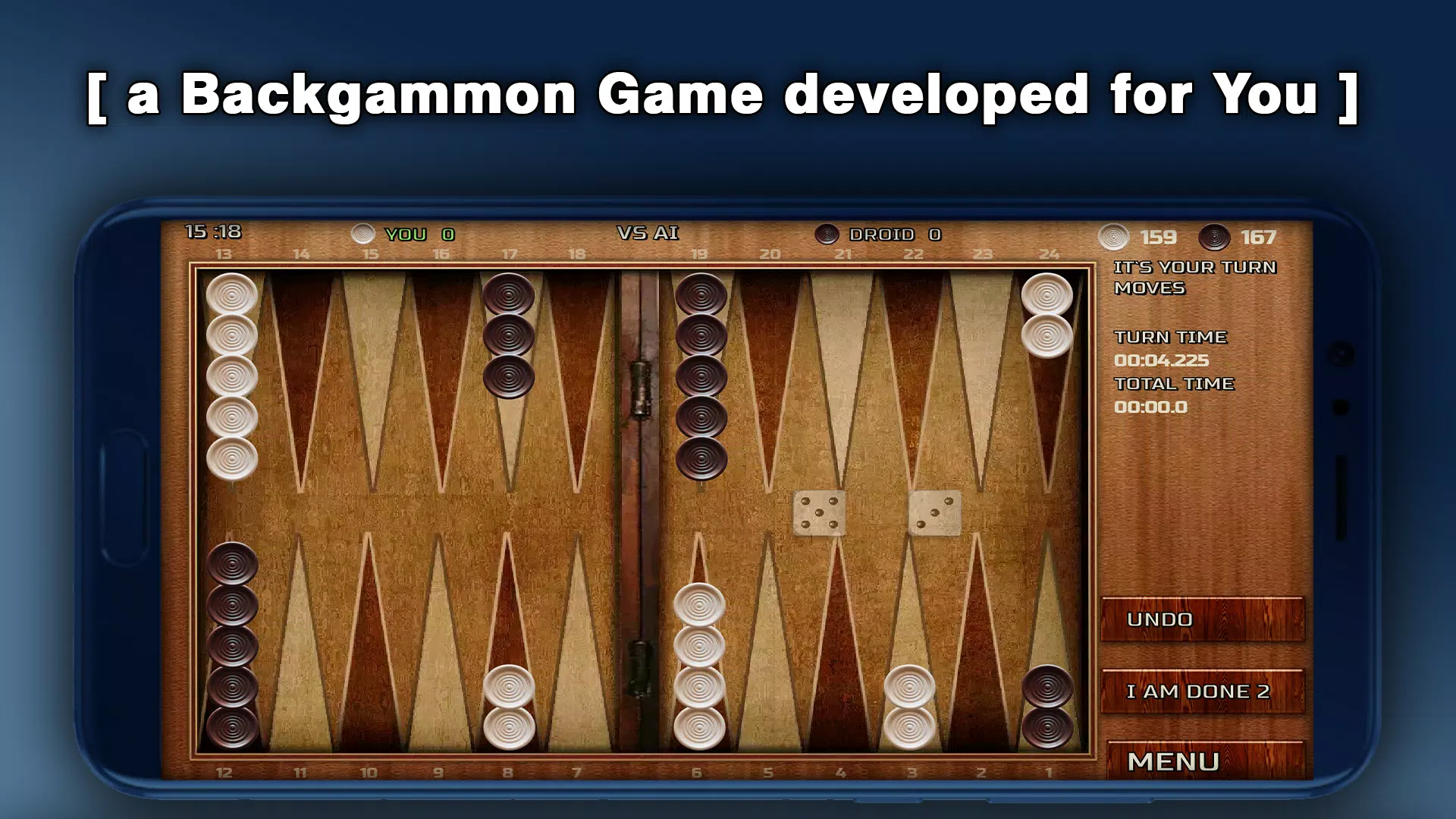 Backgammon - 18 Board Games Zrzut ekranu 0