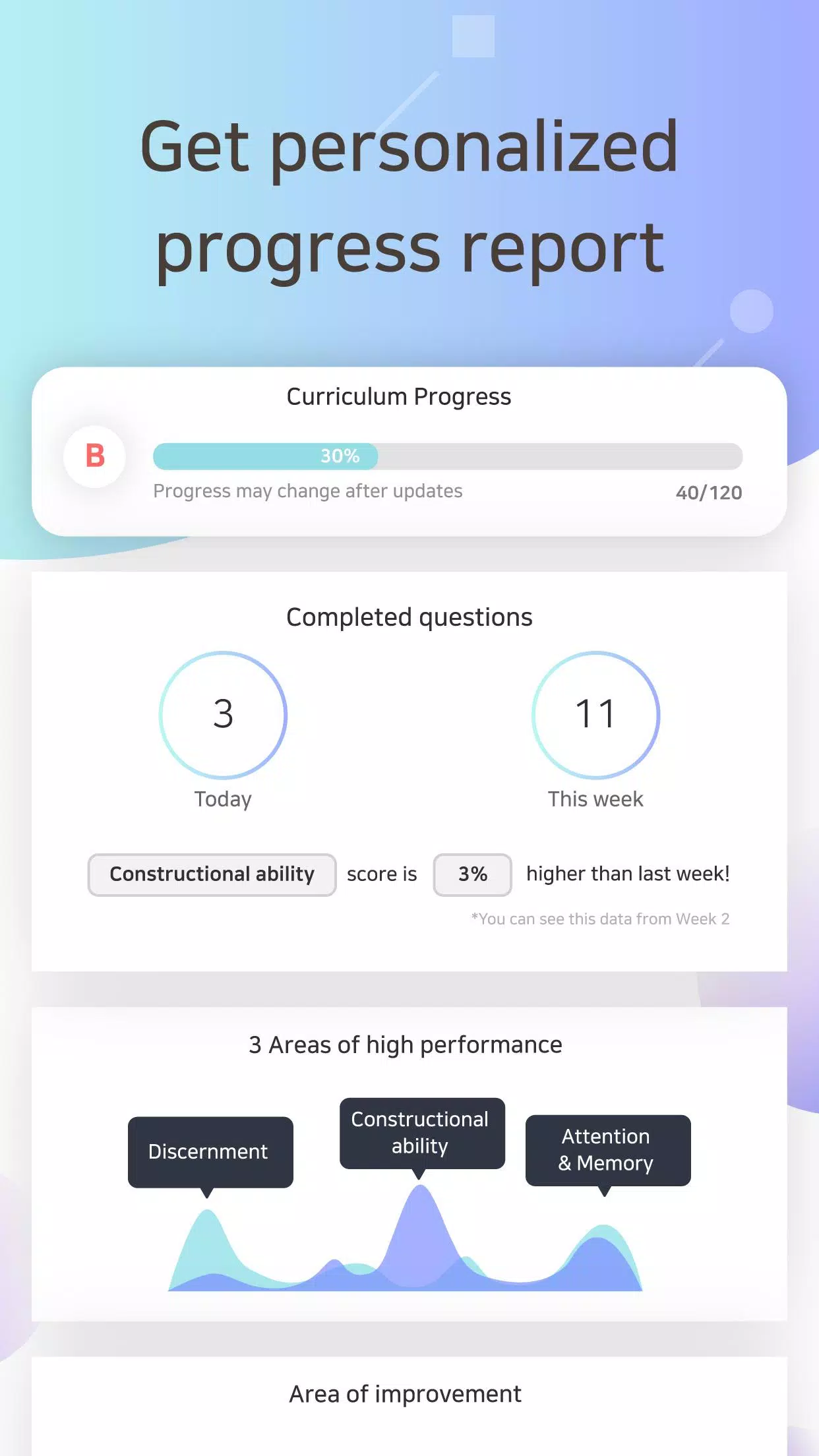 DoBrain learning app Captura de pantalla 3