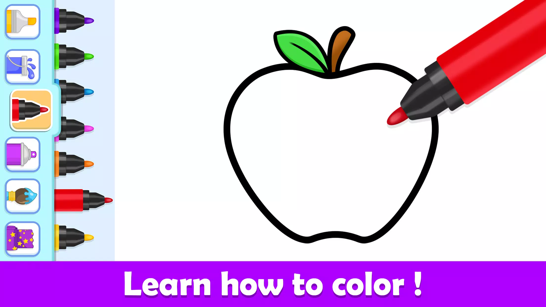 Toddler Coloring Book ဖန်သားပြင်ဓာတ်ပုံ 0