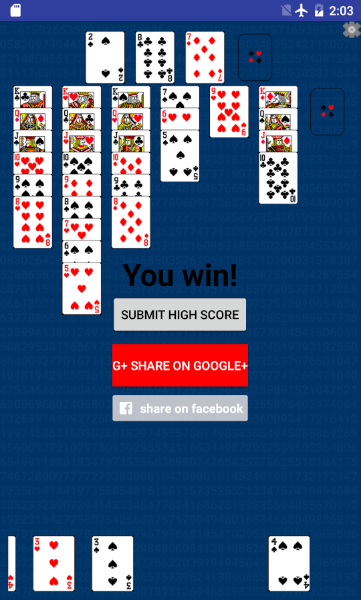Solitaire 3.14应用截图第2张