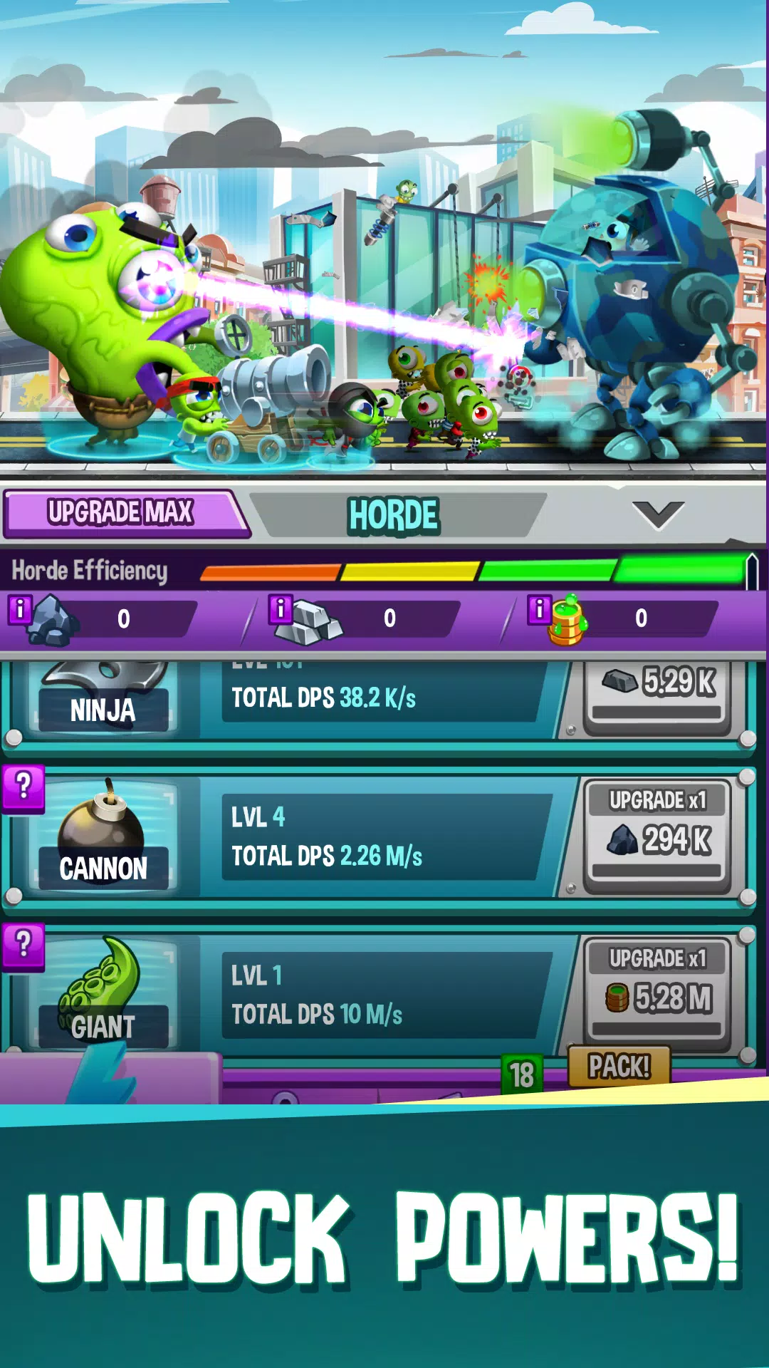 Idle Rush : Zombie Tsunami स्क्रीनशॉट 1