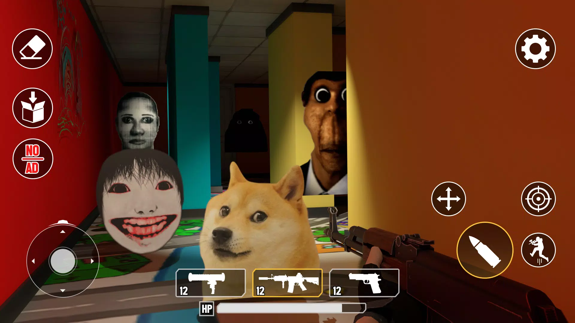 Shooter Nextbots: Sandbox Mod Captura de pantalla 1