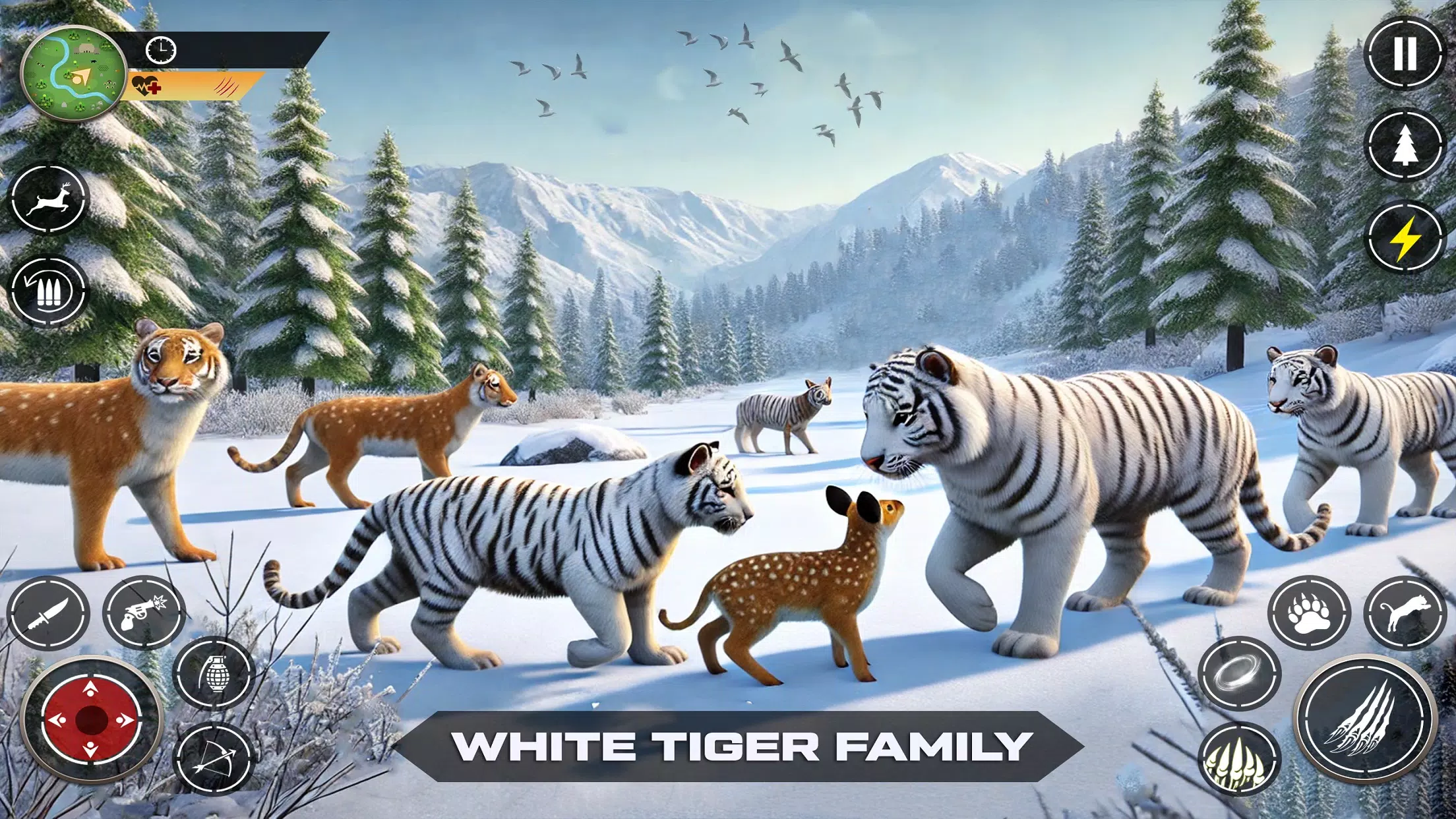 Schermata Snow Tiger Family Simulator 3D 3