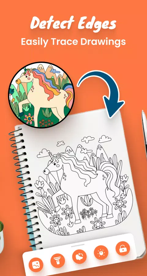 Draw sketch : Sketch and Paint ภาพหน้าจอ 3