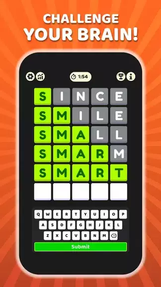 W Challenge - Daily Word Game Screenshot 1