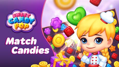 Sweet Candy POP: Match 3 스크린샷 1