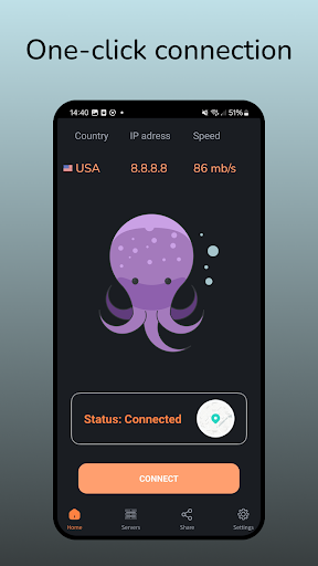 Octopus VPN & Proxy স্ক্রিনশট 0