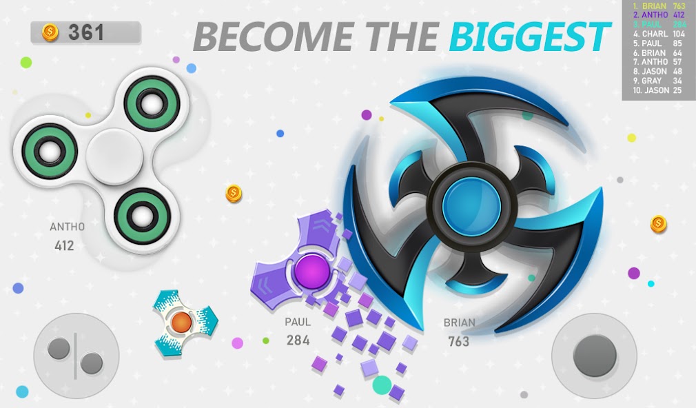 Realtime Fidget Spinner Games Screenshot 2