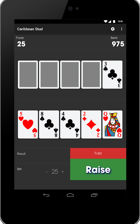 Caribbean Stud - Poker Style Card Game スクリーンショット 1