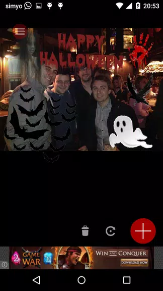 Halloween Photo stickers 스크린샷 0