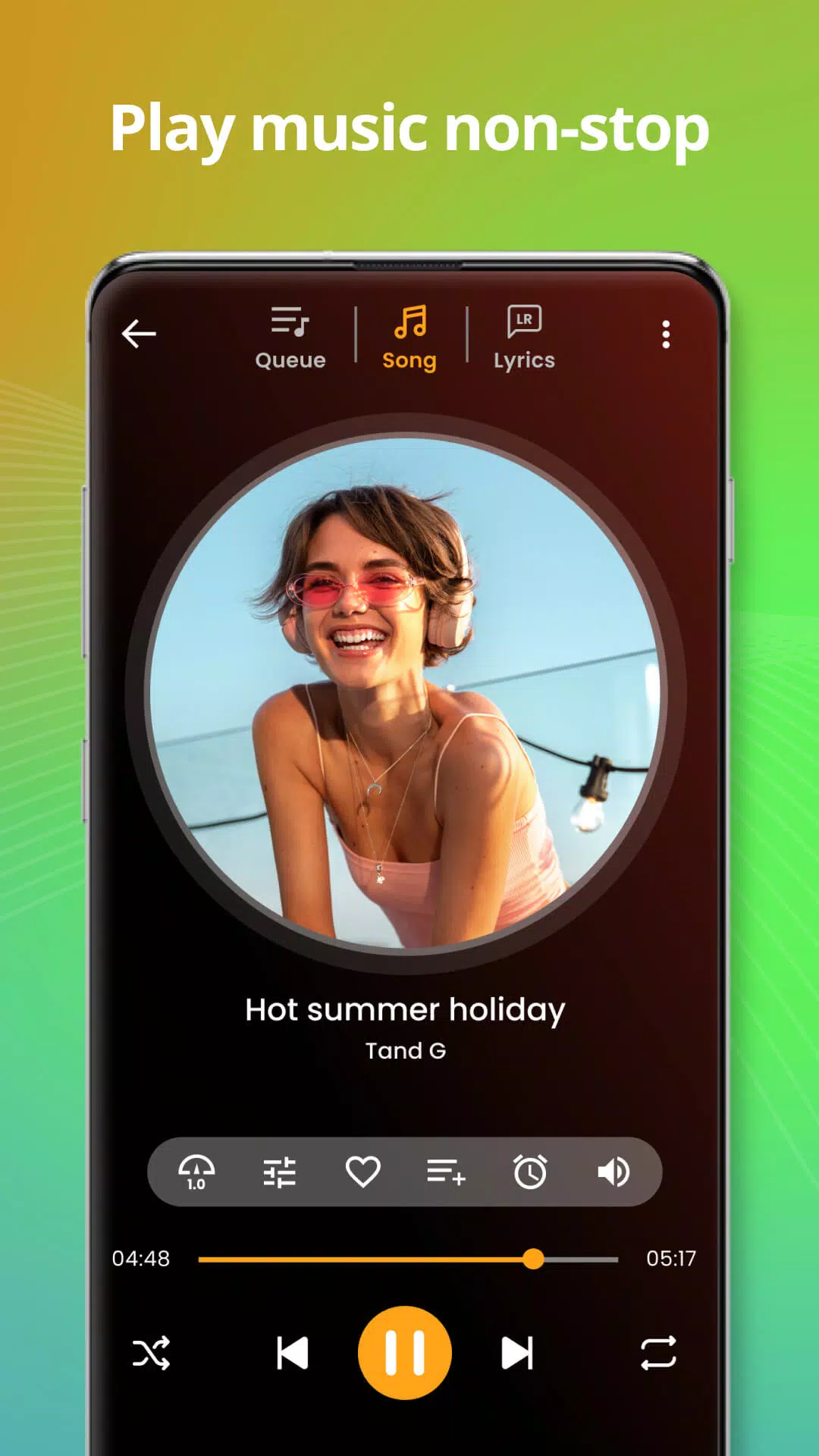 Music player ဖန်သားပြင်ဓာတ်ပုံ 2