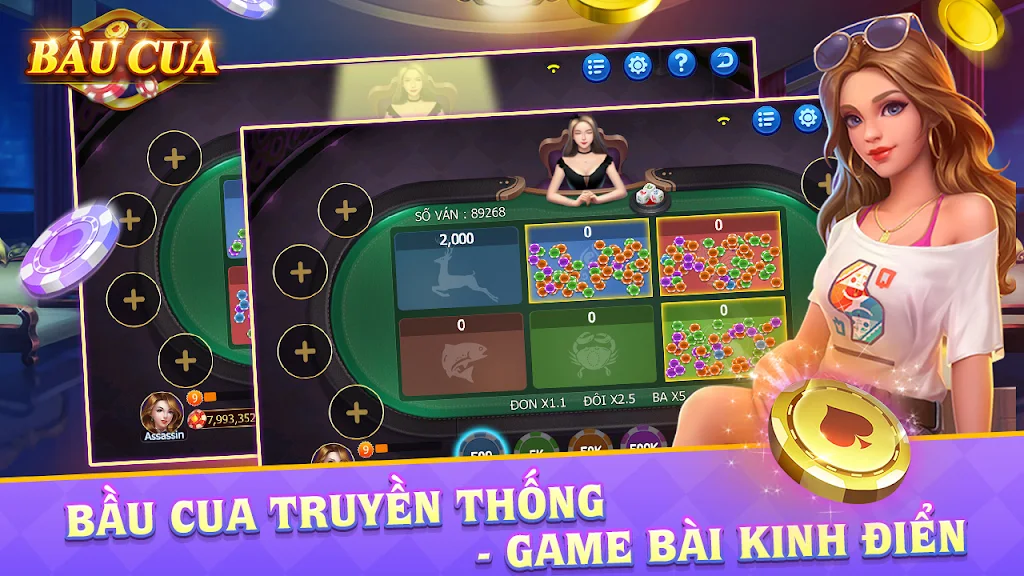 Bầu Cua - Tài Xỉu Casino Screenshot 0