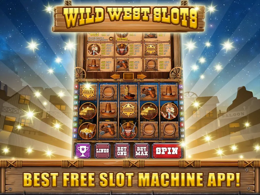 Wild West Slots Bonanza Captura de tela 0