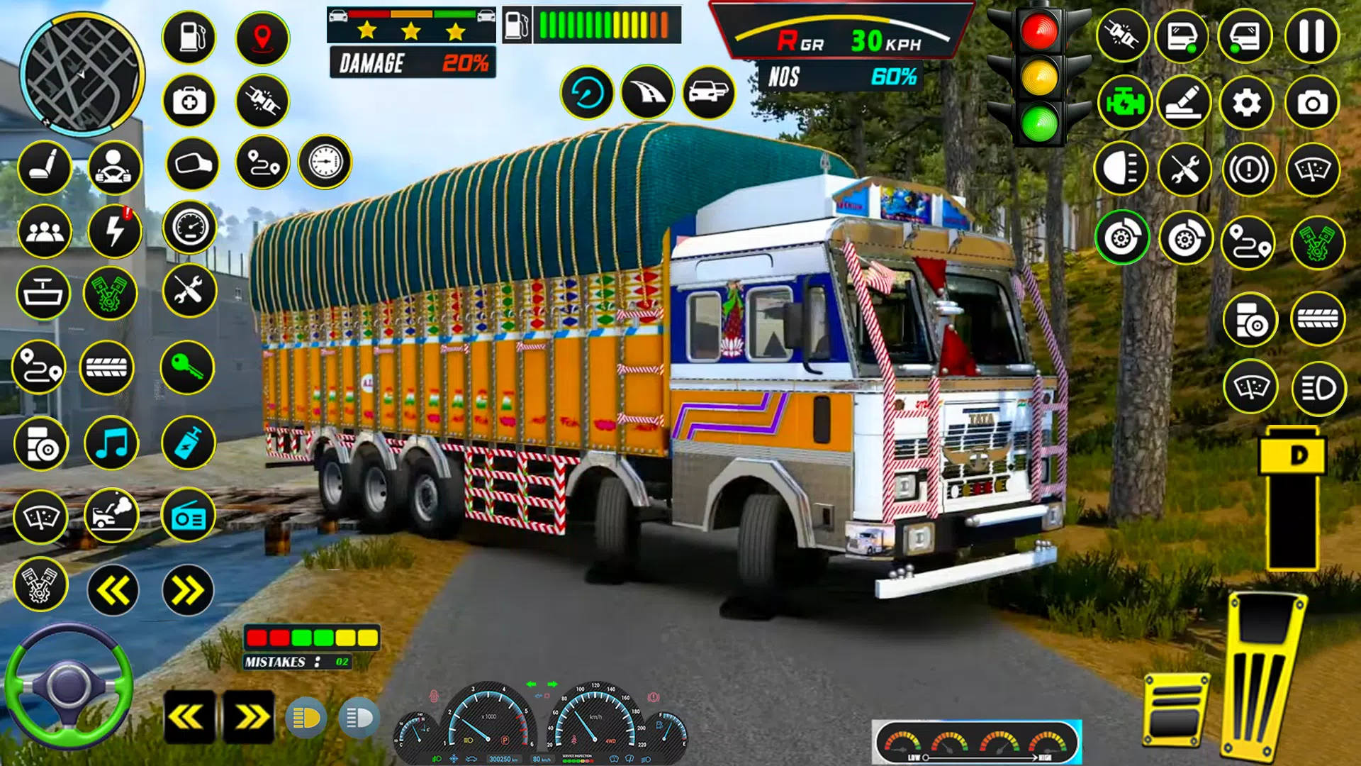 Indian Larry Truck Driving 3D Captura de pantalla 0