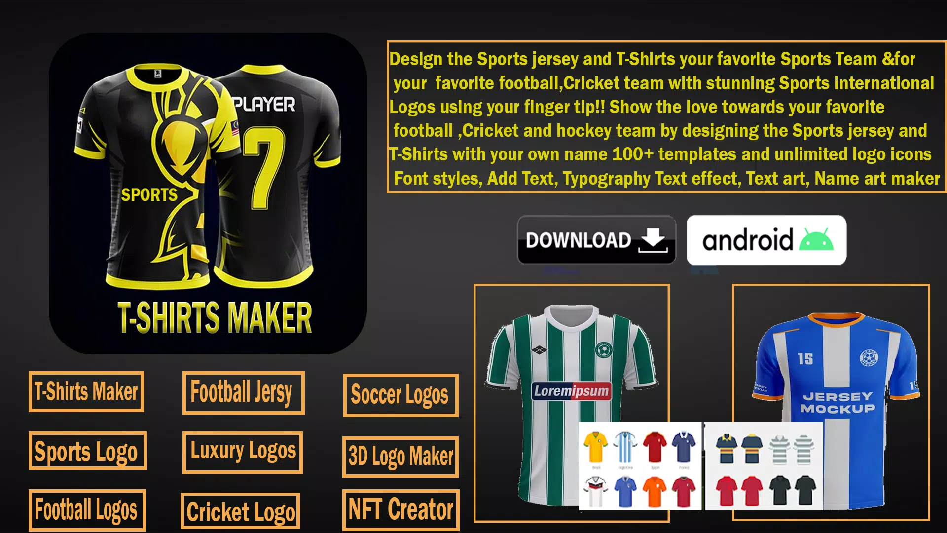 Sports T-shirt Maker&Designer Ảnh chụp màn hình 0