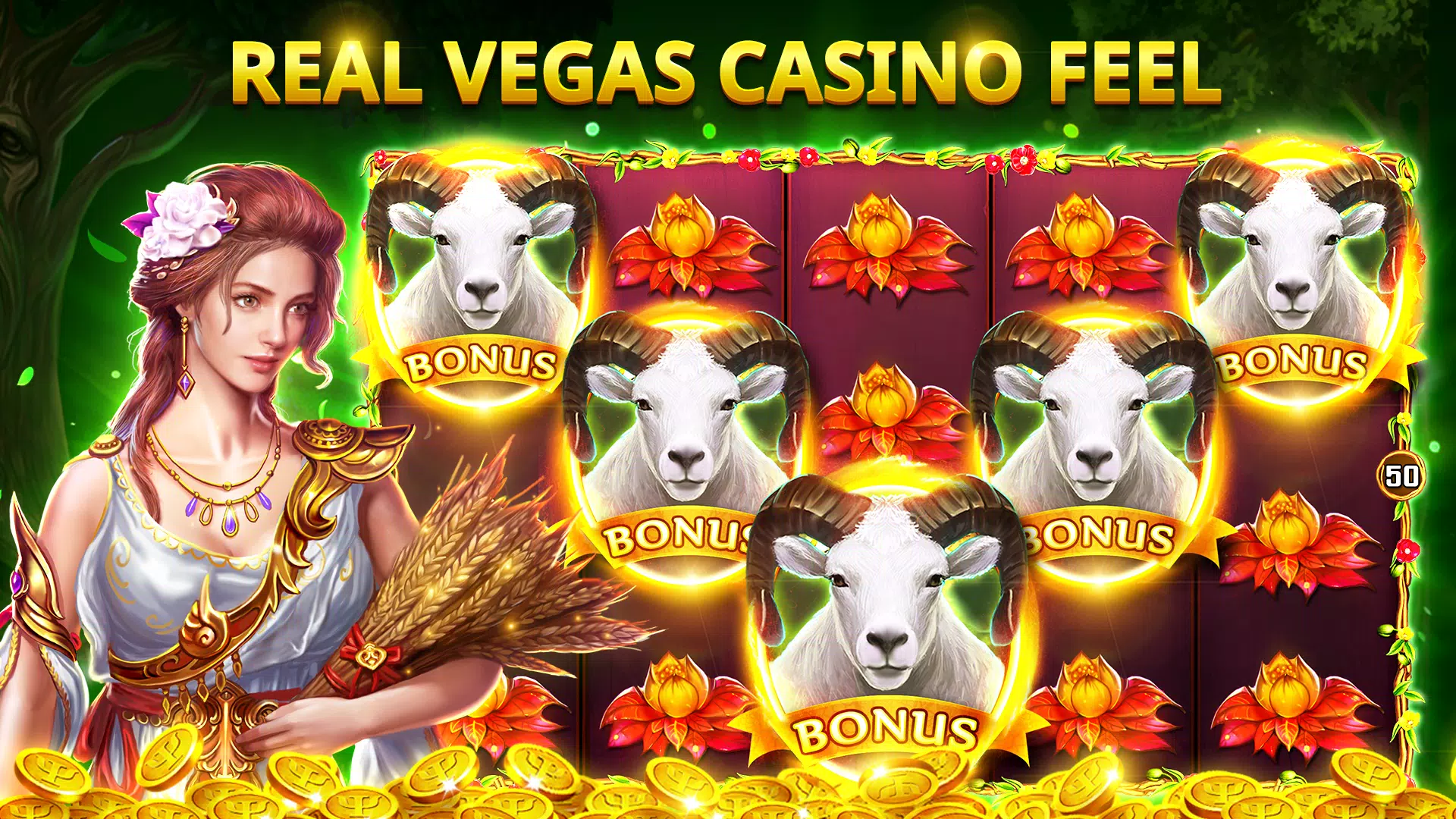 slots Myth - Slot Machines MOD Capture d'écran 1