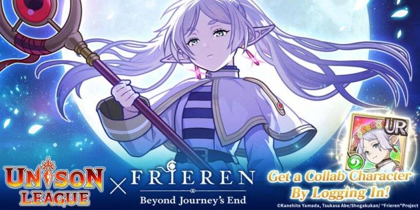 UNISON League se equipes com Frieren: Beyond Journey's End para alguns crossover Goodies este mês