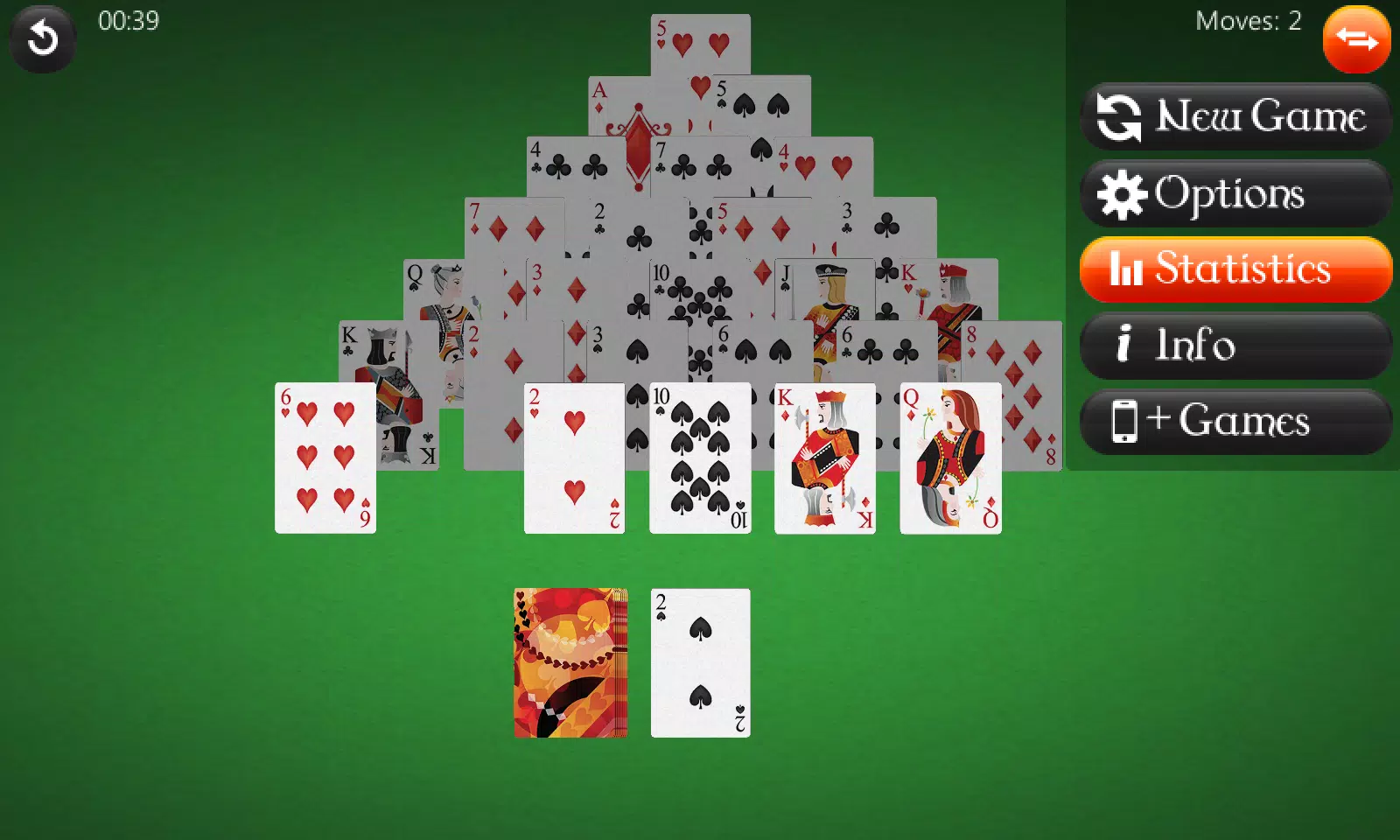 Pyramid Solitaire Capture d'écran 2