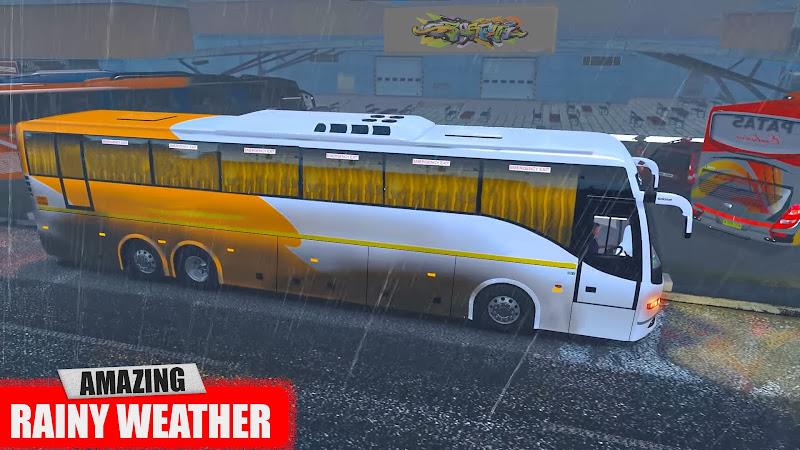 Euro Coach Bus Driving Games স্ক্রিনশট 3