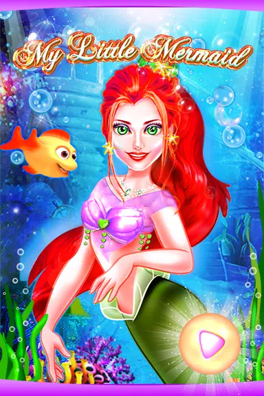 My Little Mermaid - Girls Game Captura de pantalla 0