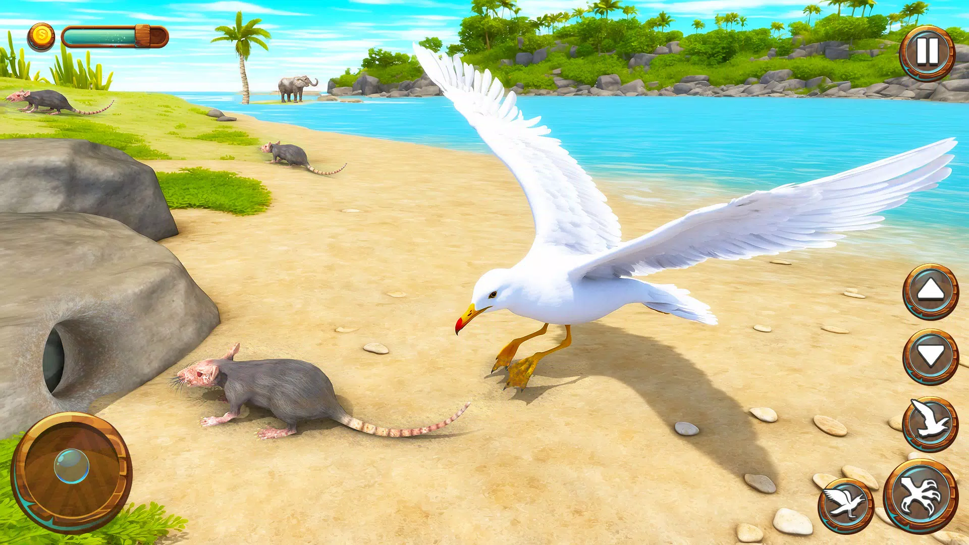 Seagull Bird Life Simulator स्क्रीनशॉट 1