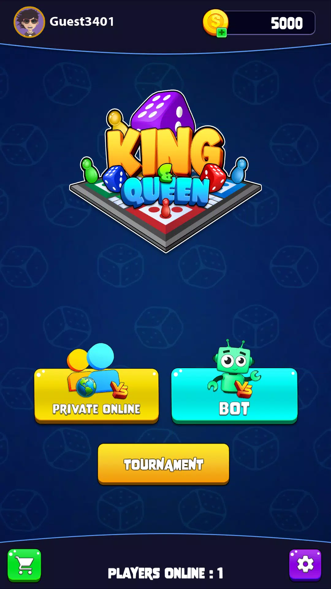 King and Queen - Ludo 스크린샷 1