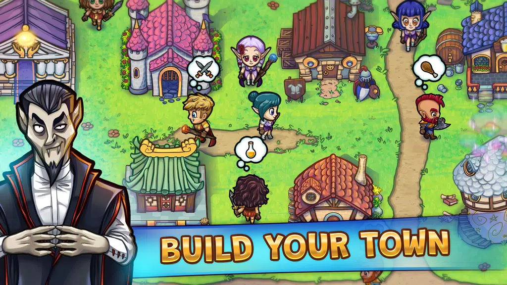 Hero Park: Shops & Dungeons Screenshot 2