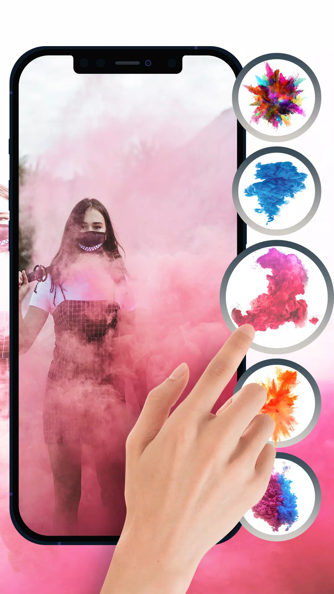 Smoke Filter Photo Editor ภาพหน้าจอ 1