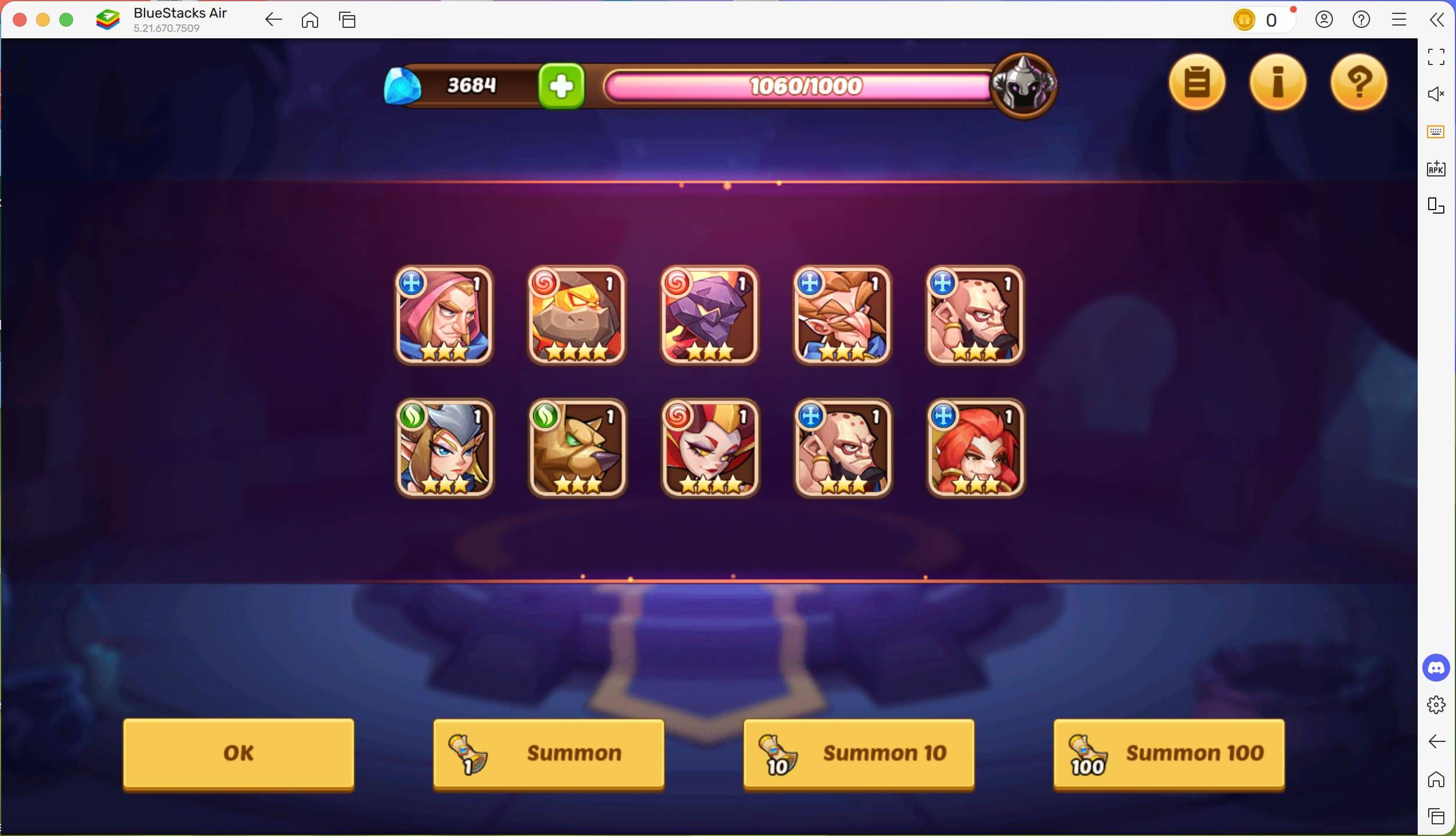 Enhance your Idle Heroes Experience by Playing on Mac Devices with BlueStacks Air