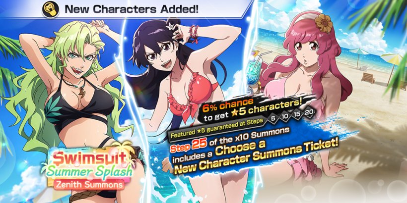 Bleach: Brave Souls Swimsuit Event wird sehr bald live gehen