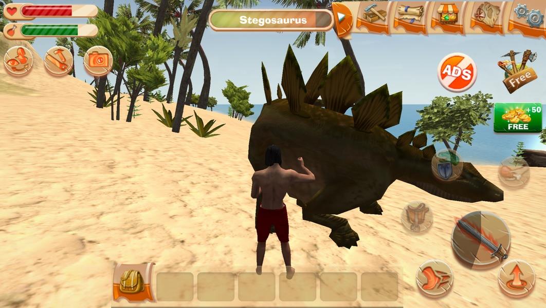 The Ark of Craft: Dino Island ภาพหน้าจอ 2