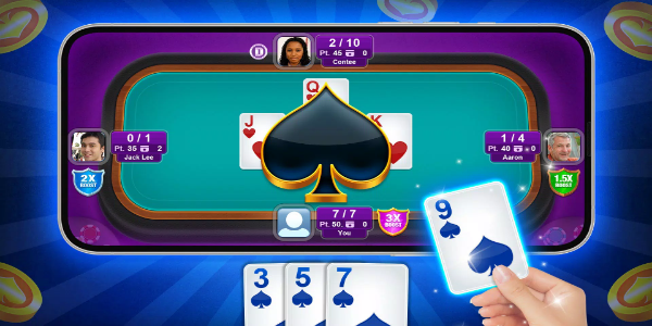 Spades - Offline Fun Card Game Screenshot 2